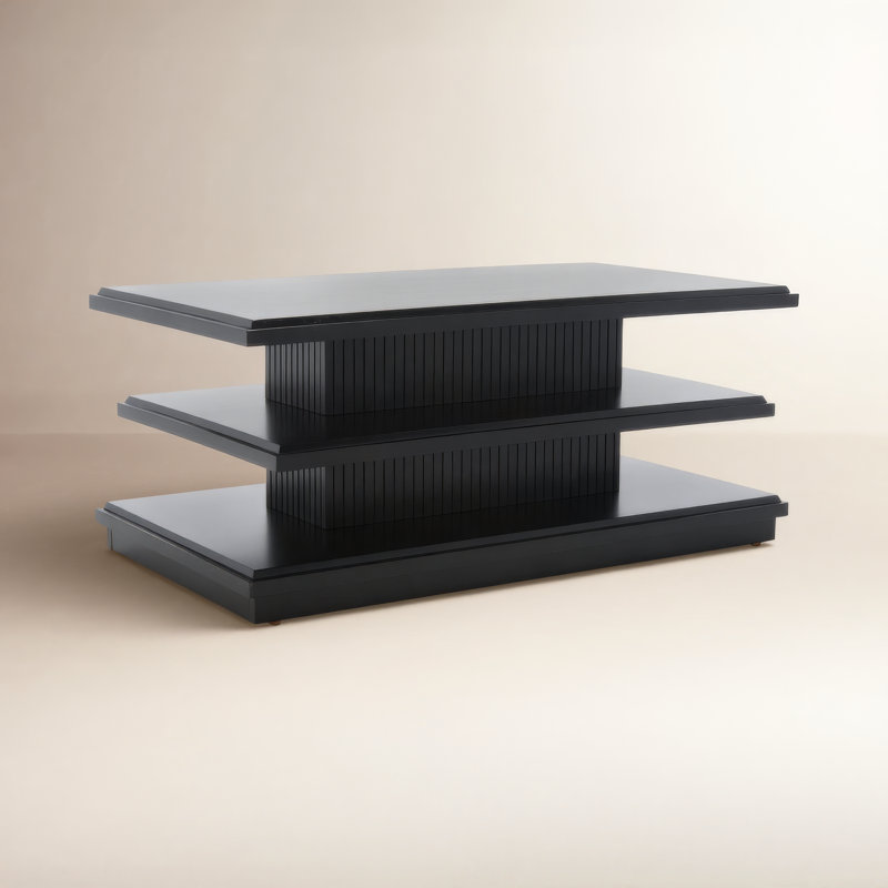 Pasha Storage Coffee Table, Black