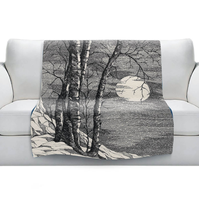 Couverture sherpa douce moonlight sonata 1, l 51 po x L 60 po