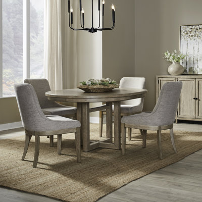 Aason Opt 4 Person Round Pedestal Dining Table Set