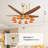 52'' Ceiling Fan With Light Kit And Remote