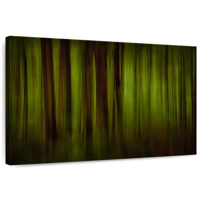 Avery Dark Green Abstract
