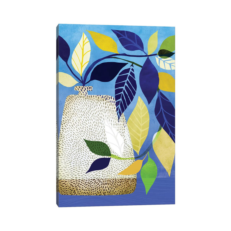 Ivy And Blue Sky I - Wrapped Canvas Painting, 30.48 cm H x 45.72 cm W