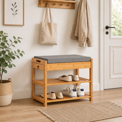 Fresnel 6 Pair Shoe Storage Bench