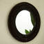 Miroir mural 24 po Aura, miroir mural Bamboo Artistry