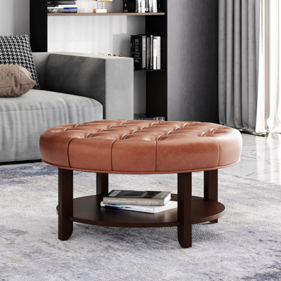 Banc avec rangement ROND OTTOMAN 