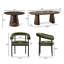 Clarence Extendable Dining Set-48897100-48897136