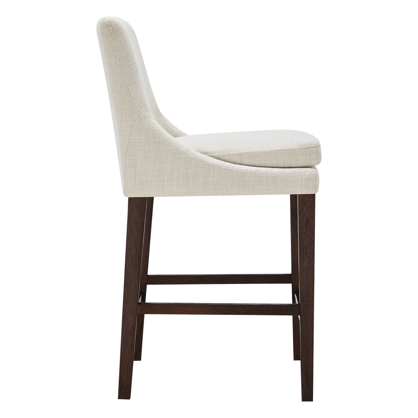 Niara Bar and Counter Stool, Counter Stool (26” Seat Height), Effie Linen Performance Linen