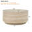 Wood Drum Coffee Table-2058580051