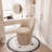Upholstered Swivel Accent Vanity Stool-430170988