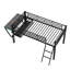 Lit mezzanine avec bureau Gaming Mid-1102152159