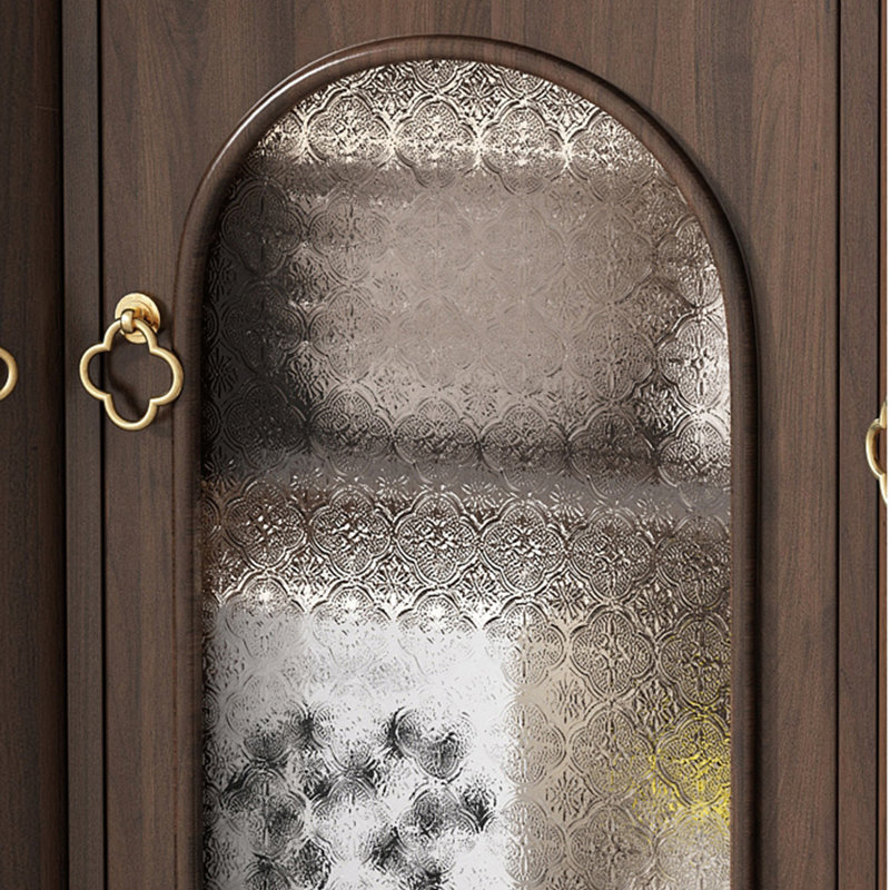 Armoire d'appoint européenne rétro moderne., Brun noisette