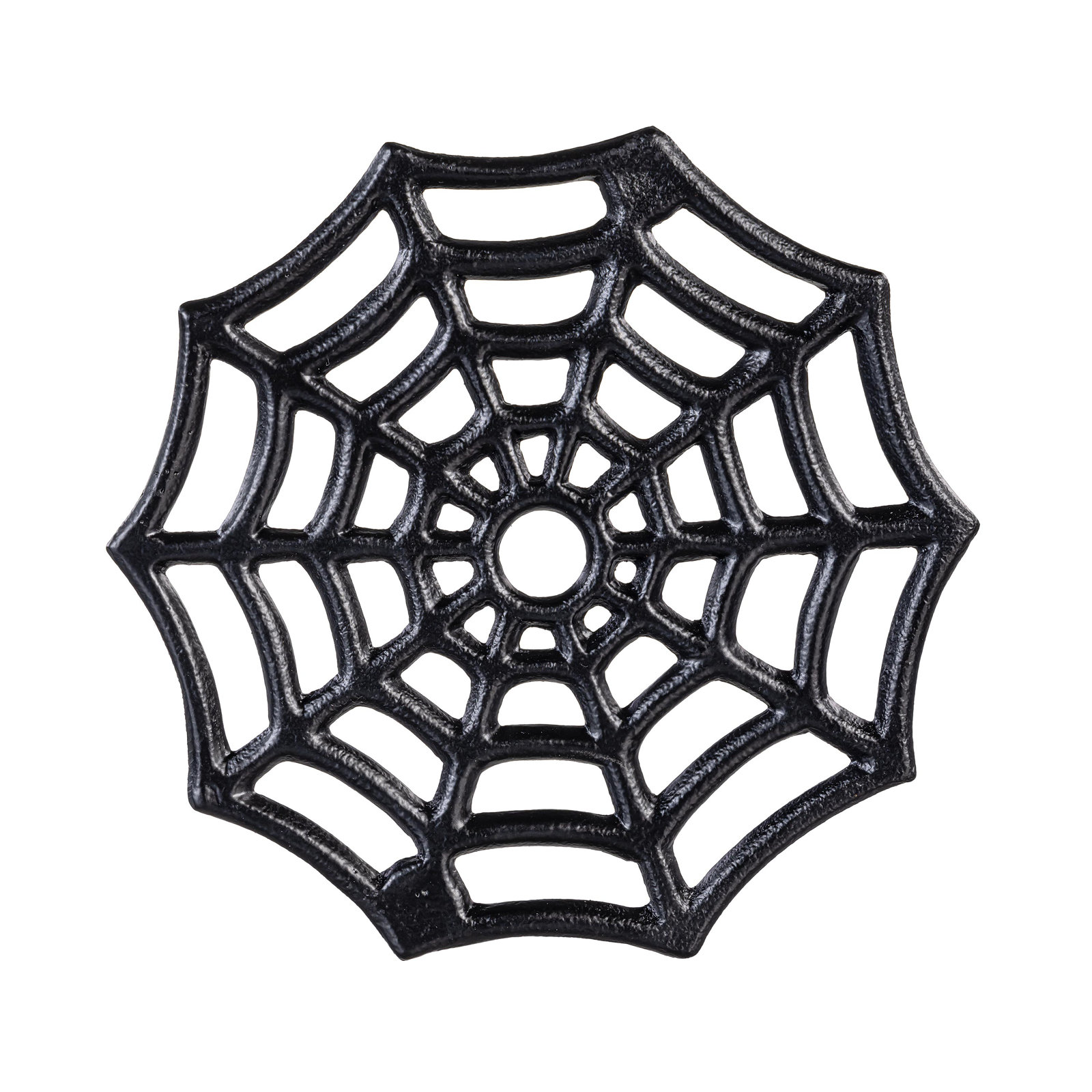 Spider Web Metal Trivet, 8.25"L