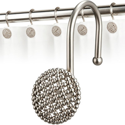 Zinc Rust Resistant Shower Curtain Hook