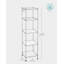 Amaud 30cm W Metal Height -Adjustable Shelving Unit-212794005