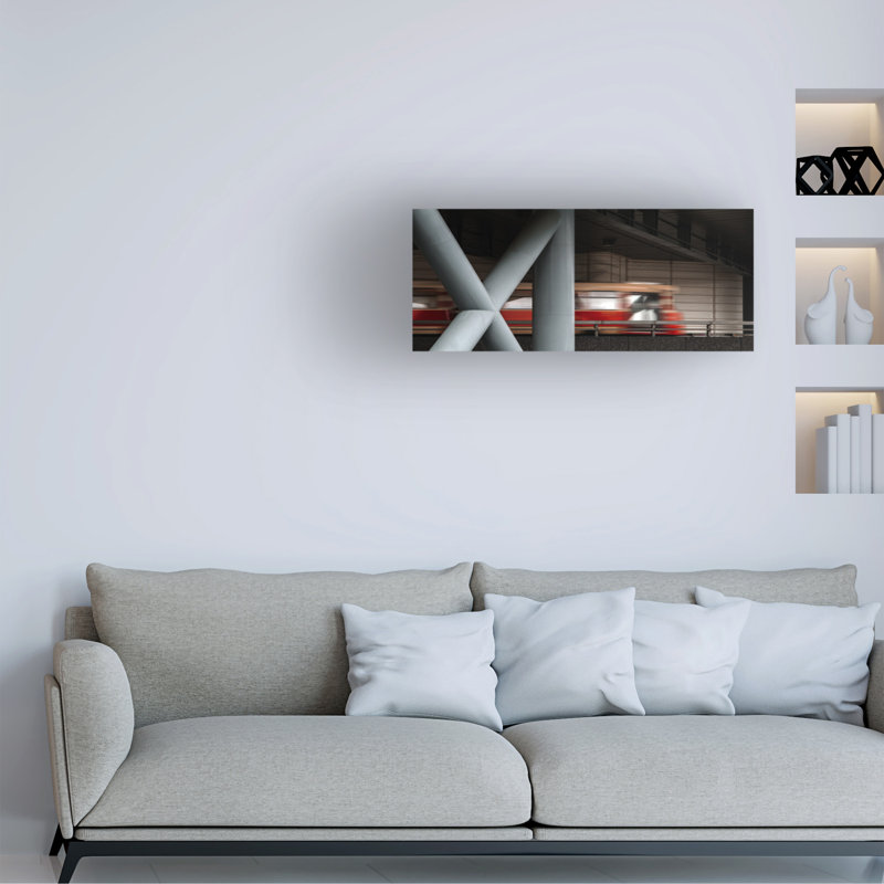 Gilbert Claes Intercitytrain Xi Canvas Art, 10" H x 24" W