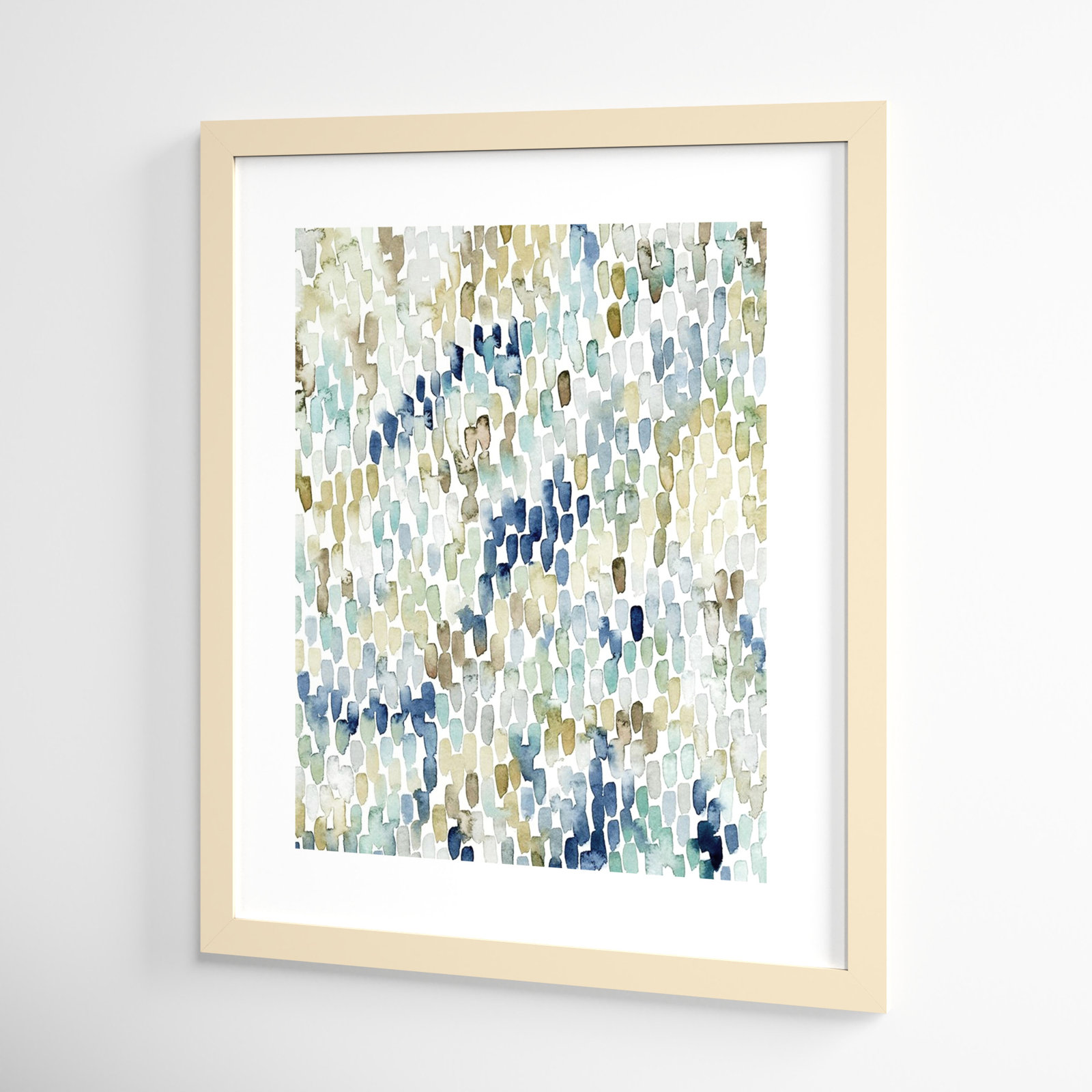 River Wavelets I Print by Grace Popp, 37" H x 31" W, Natural Framed Paper