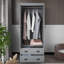 Bristol 2 Door 2 Drawer Wardrobe-103840083