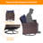 5 - Person Wicker Swivel Rocker Chair Outdoor Seating Group with Cushions-168258766-168258768