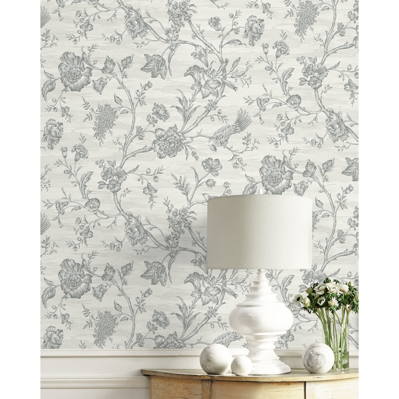 Papier peint à motif floral avoine Concheta Designs Oat Stoney Brook, Avoine