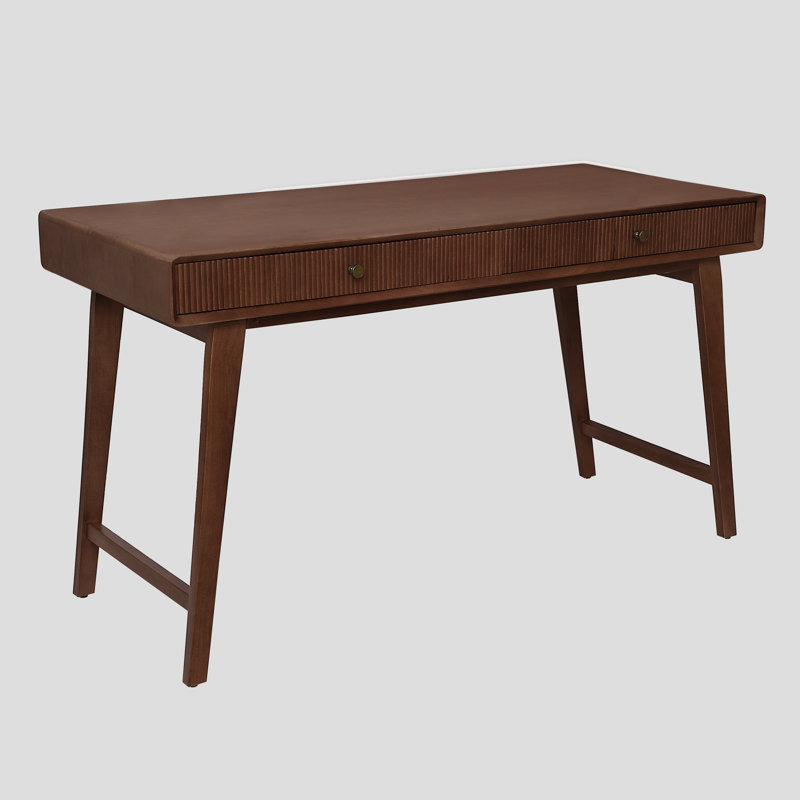 Hudson Solid Wood 2-Drawer Desk