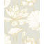 Hien Lotus Floral 18' L x 20.5" W Peel and Stick Wallpaper Roll-60574017