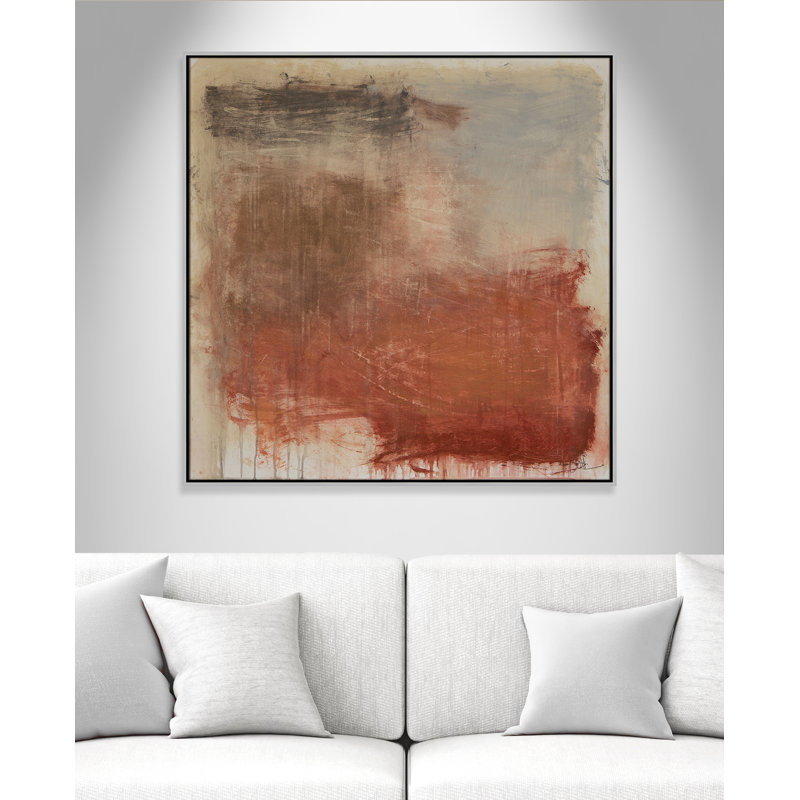 «Colin Autumn Over The Rivera» par, H 41,5 po x l 41,5 po, Argent argent