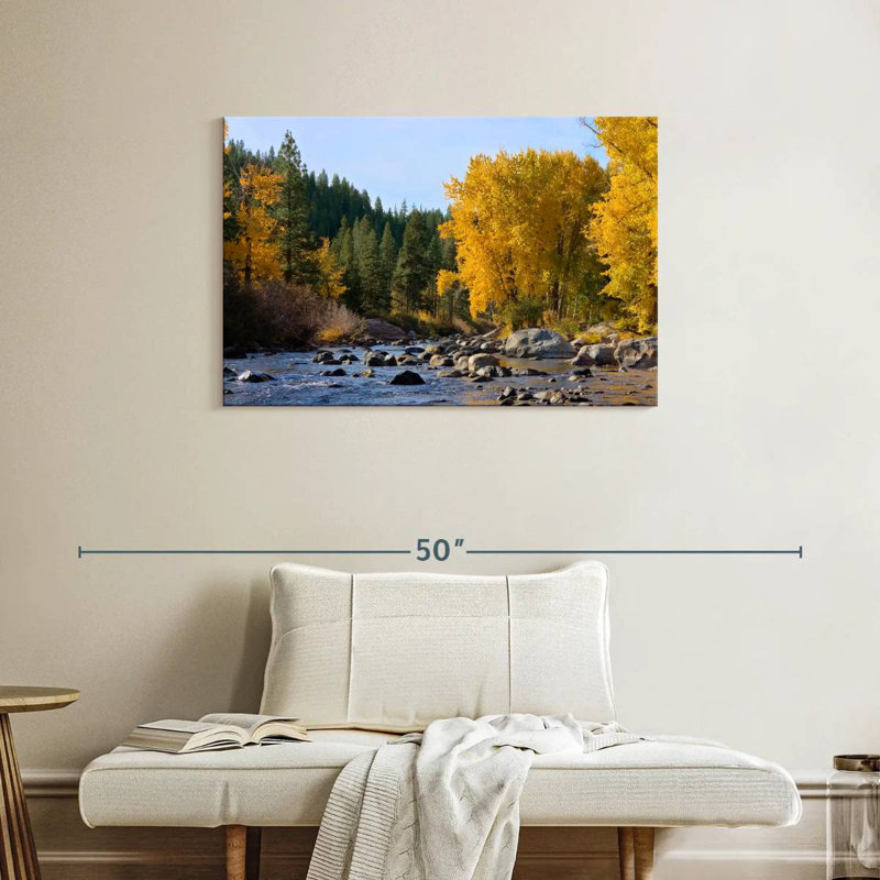 Cottonwoods de Harnek Truckee River, H 24 po x l 36 po