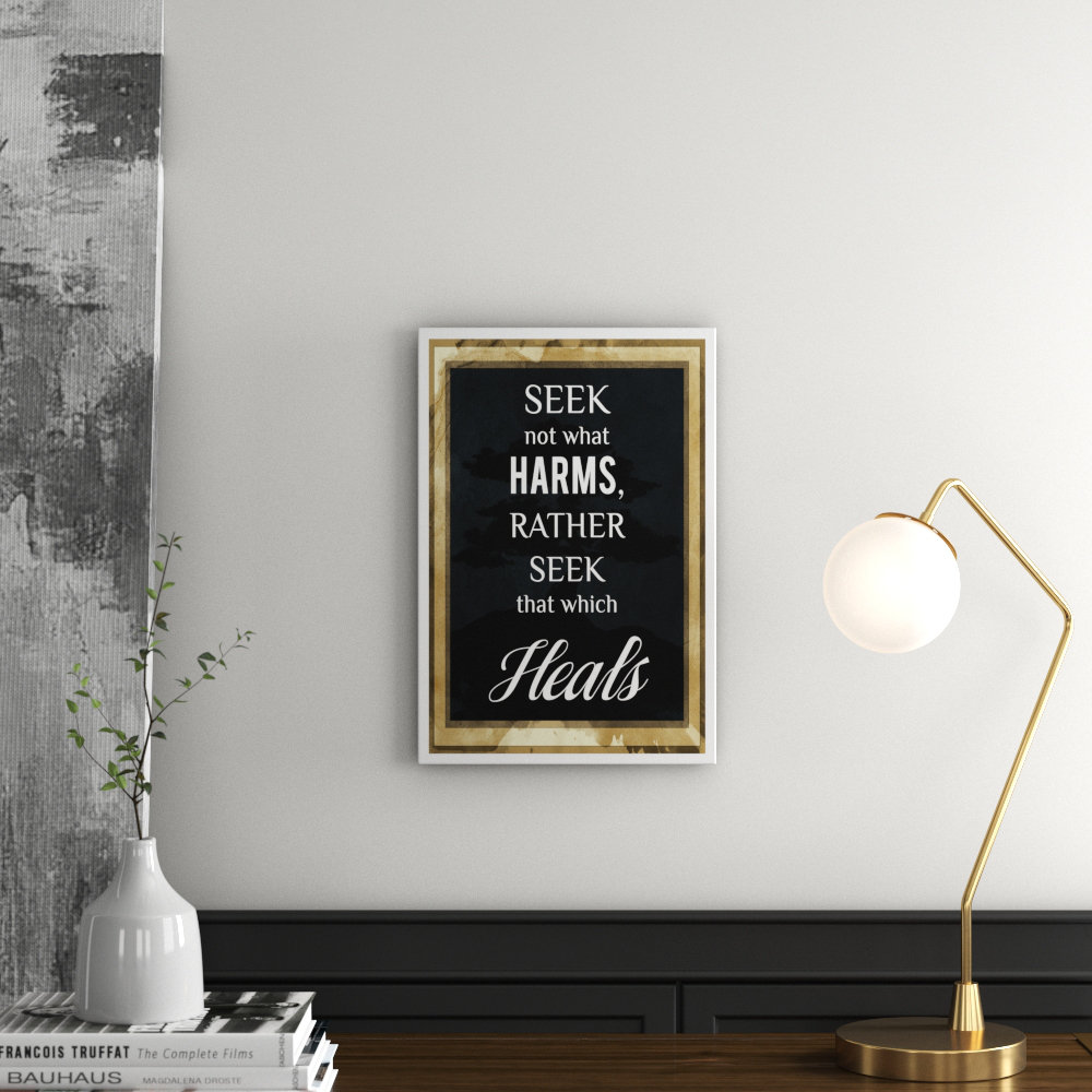 'Seek' Textual Art
