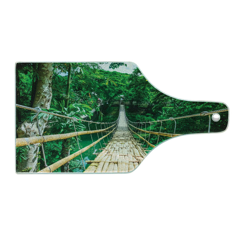 Planche à découper en verre trempé Ambesonne