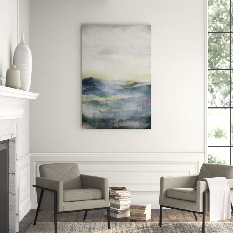 Misty Hills I Painting, Outdoor, 60" H x 40" W x 1.5" D