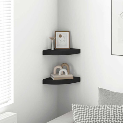 Naudiya 2 Piece Corner Floating Shelf