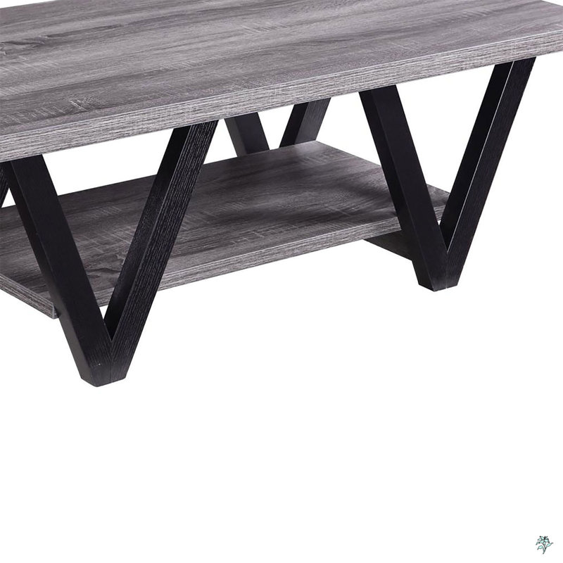 Table basse à pieds inclinés