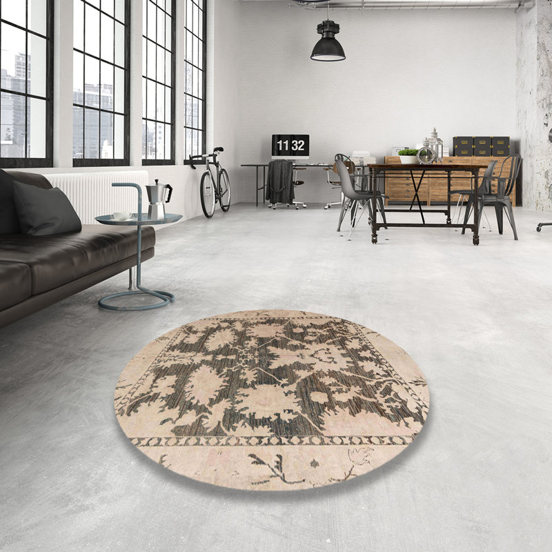 Tapis abstrait moderne 4973, Rond 4 pi