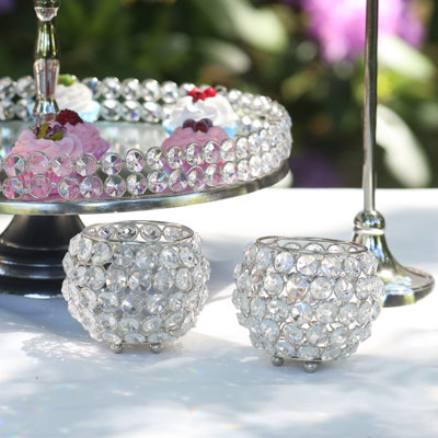 4 Piece Metal Votive Holder Set