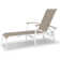 Askar Outdoor Rust-Resistant Metal Chaise Lounge