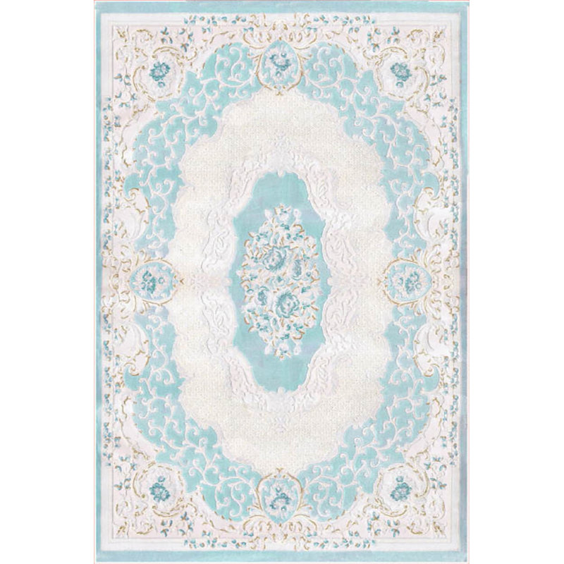 Luxurious Velvet Area Rug, 5.2 x 7.5 ft | 100% Velvet Fabric, 100% Cotton Sole, 0.4 in Pile Height | Antibacterial, Non-Slip, Machine Washable | Elegant 3D Digital Print, Perfect for Living Room & Bedroom Décor