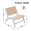Chaises d'appoint de style moderne Boho