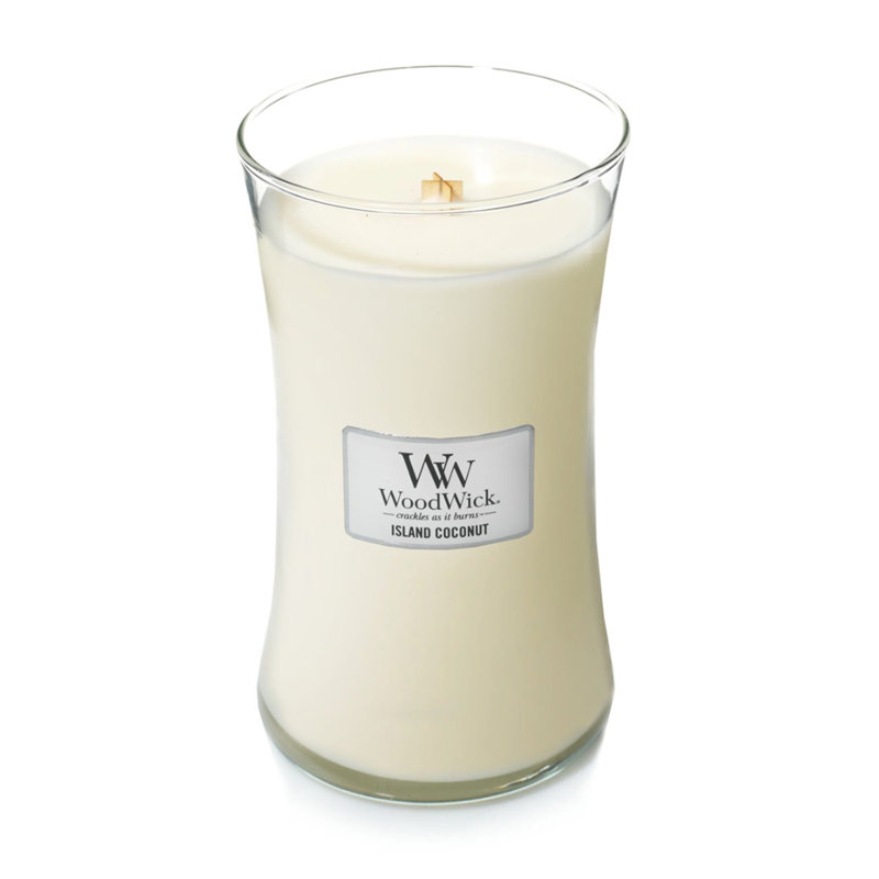 Island Coconut Scented Jar Candle