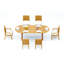 Atnas Outdoor - Piece Teak Dining Set-1797371914