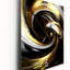 Horloge murale à spirale abstraite liquide-99635737
