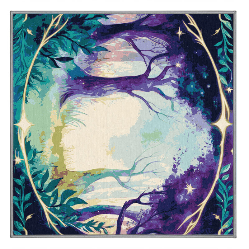 Spirit Tree Rug, Square 6'