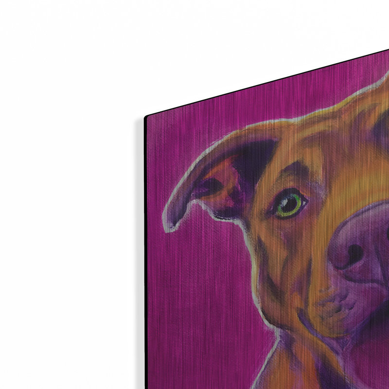 «Pit Bull - Bama» par Dawg Painter, H 12 po x l 12 po