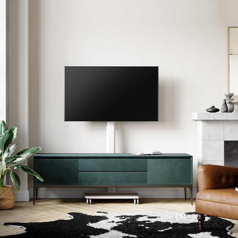 Rolling TV Stand For 32 To 65 70 Inch Tvs, Portable Mob...