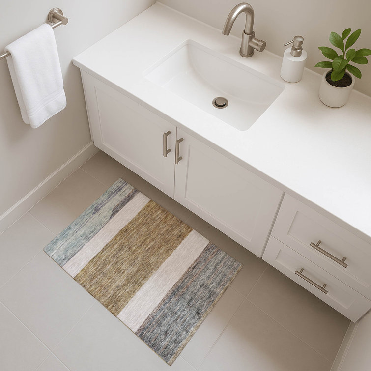 Premium Machine Washable Marasco AMF1624 Stripes Rug