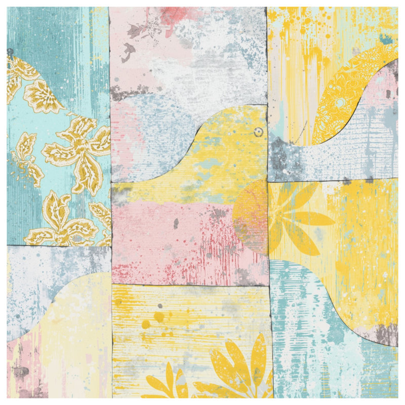 Rideaux de douche Patchwork, L 70 po x H 84 po