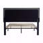 Grand lit plateforme tapissier grand capitonné-906504239