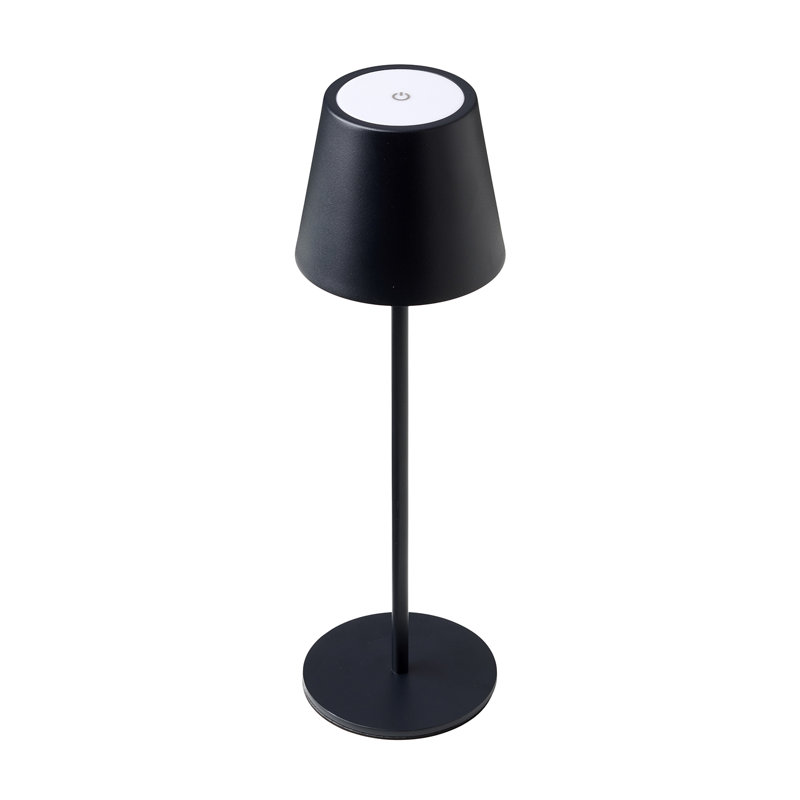 Kyperounta Metal USB Table Lamp, Black
