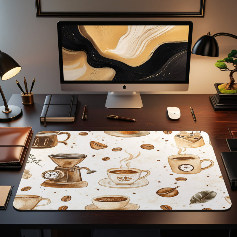 Polyester Desk Pad, 31.5x15.5