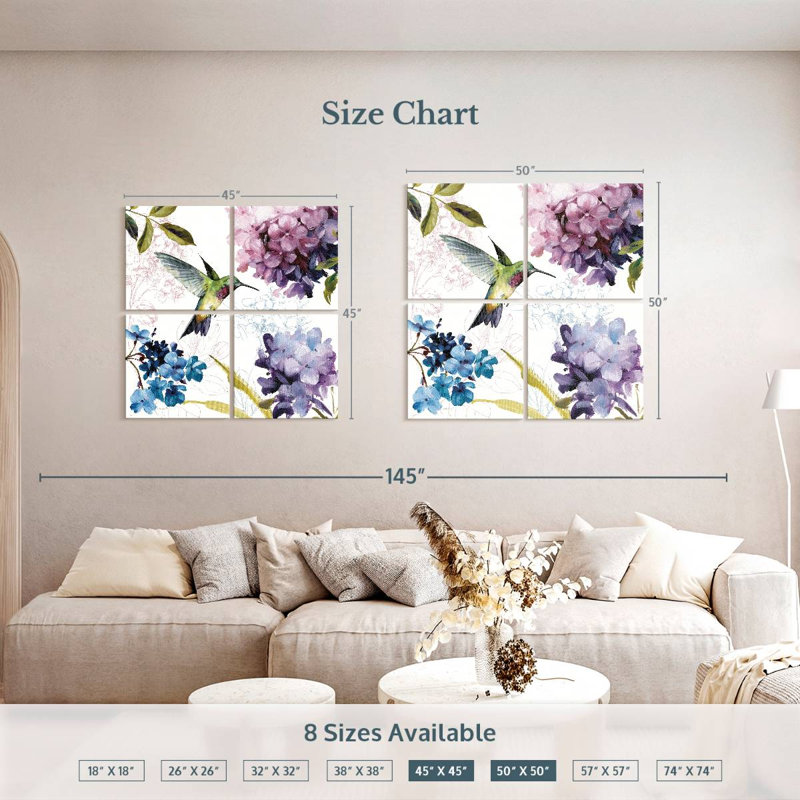 Brampt Spring Nectar Square, 50'' H x 50'' W
