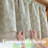 Linen Floral Rod Pocket Farmhouse Double Layered Valance for Kitchen Bathroom-606881998